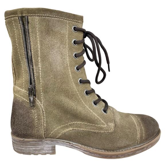 Roan X Bed Stu Women’s Affair Tan Suede Combat Boot Size US 6 - Picture 1 of 10